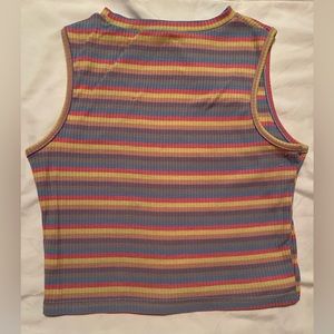 Shein Small Rainbow Crop Top